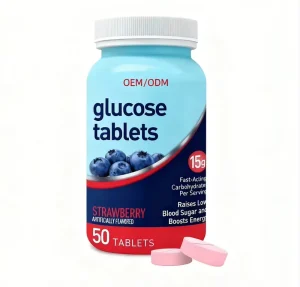 OEM ODM Glucose Tablets Contain Fast Acting Carbohydrates Glucose Supplement