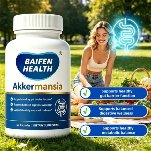 OEM ODM Private Label Herbal Akkermansia Muciniphila Gut Health Digestive Support Tablets Natural Vegan Formula for Adult