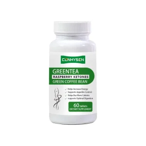 OEM ODM Raspberry Ketone Tablets with Green Coffee Bean Extract Probiotic Blend Herbal Supplement