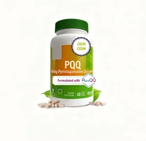 OEM PQQ Capsules Pyrroloquinoline Quinone Promotes Mitochondrial Biogenesis PQQ Supplement