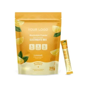 OEM Private Label Adult Hydration Electrolyte Powder Sachets 10g/sachet Fruits Flavor
