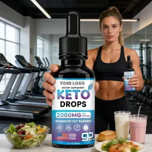 OEM Private Label Keto Drops with BHB Exogenous Ketones, Ketogenic Diet Supplement