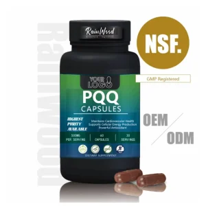 OEM Private Label Pyrroloquinoline Quinone PQQ Capsules for Health Supplement