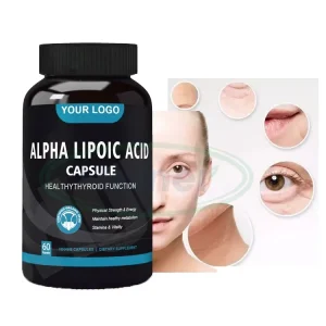 OEM R Alpha Lipoic Acid 600mg 120 Capsules Manufacturer Supplement Skin Care Natural