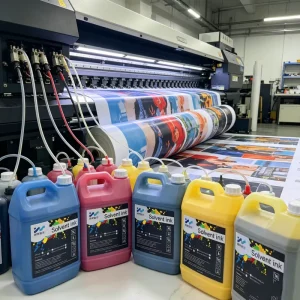 Odorless Solvent Ink for 15PL and 35PL Printheads, Outdoor Advertising, Light Box and Cloth Printing