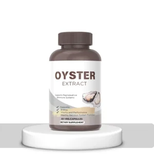 Oem Private Label Vitamins Supports Oyster Meat Extract 60 capsules bottle Oyster Capsules