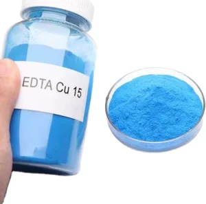 Organic Salt EDTA Cu Basic Organic Chemicals for Food and Cosmetics Industry Powder Form