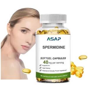 Organic Spermidine Softgel Capsules with Wheat Germ Extract, 1% Spermidine