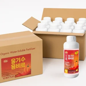 Organic Vegetable Fertilizer Water-Soluble NPK Formula for Chili, Tomato and Leafy Crops, 1 kg Bottle, Factory Direct Supply