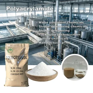 PAM High Molecular Weight 99% Purity Coagulant Flocculant for Water Wastewater Treatment