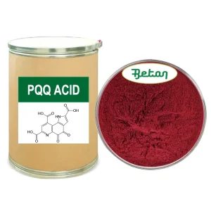PQQ Acid Pyrroloquinoline Quinone PQQ Powder 99% Supplements 98% PQQ Cas 72909-34-3