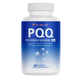 PQQ Capsules Pyrroloquinoline Quinone Supports Brain Heart Health and Mitochondrial Function 60 Capsules