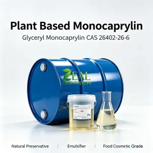 Plant-Based Monocaprylin Glyceryl Monocaprylate CAS 26402-26-6 Food and Cosmetic Grade Antioxidant Preservative Emulsifier