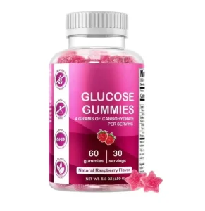 Popular Product Quality Glucose Chweble Gummies With Natural Raspberry Flavor of Carbohydrate Supplement