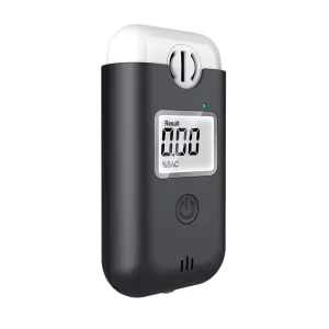 Portable Breath-Based High-Precision Alcohol Tester 0.01% BAC Accuracy AA Battery 10s Response Time