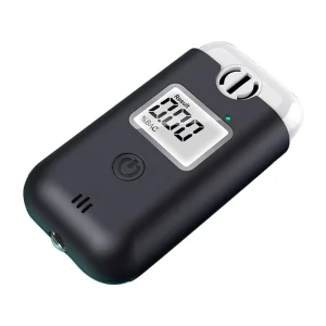 Portable Breath-Based High-Precision Alcohol Tester AA Battery 10s Response Time Large LCD Screen