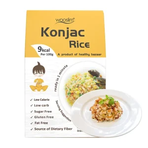Precooked Food Non GMO Shirataki Rice Japan Grain Free Dry Konjac Noodles Lowest Calorie Pasta Options