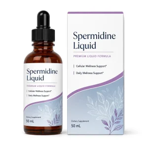Premium Spermidine Drops 50ml with Quercetin and Zinc for Longevity and Healthy Aging Support Supplement Bulk