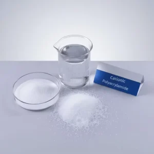 Pure White Coagulant Aid Cationic Polyacrylamide Polymer Sewage Treatment Agent Lonic Degree 50% Auxiliary Agent