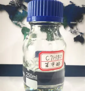 Purity Organic Intermediates Solvent Cosmetics Raw Material Benzyl Alcohol CAS 100 51 6 for Syntheses Perfumes Fragrances