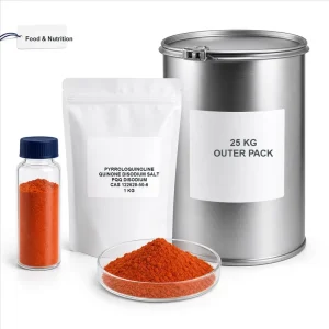 Pyrroloquinoline Quinone Disodium Salt CAS 122628-50-6 Orange Powder Bulk Stable Supply for Repeat Orders