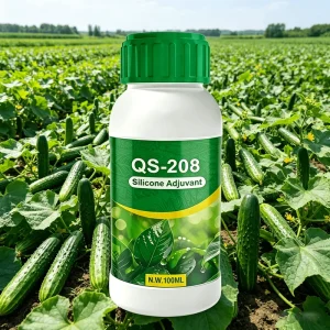 QS-208 Silicone Surfactant Chemical Auxiliary Agent Compatible with Chemical Wetting Agents for Plant Nutrient Absorption