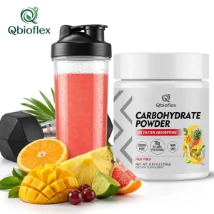 Qbioflex OEM ODM HALAL Carbohydrate Powder Energy Supplement Drinks Powder Fruit Flavor Dietary Supplement