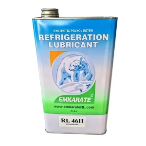 RL46H POE Refrigeration Compressor Oil ISO VG 46 Synthetic Oil for HFC HVAC Systems, 5L Steel Drum