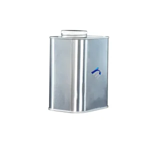 Screw Cap Tinplate Can Light Blocking Square Metal Container Packaging Solid Fine Chemical Intermediates