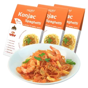Shirataki Noodles Keto Food Konjac Pasta Gluten Free Instant Rice with Glucomannan Flour