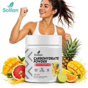 Solilan Carbohydrate Powder 70g Carbs Per Serving Energy Supplement Drinks Powder with Sodium Protein Carbs