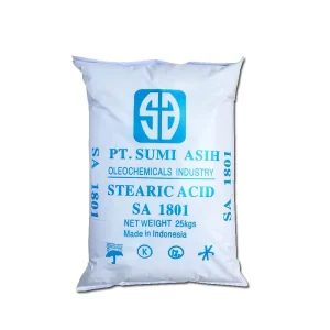 Stearic Acid 57 11 4 25kg Bag for Detergent & Surfactant Production Plastic Lubricant Granules