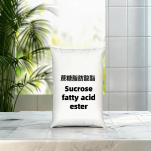 Sucrose Fatty Acid Esters White Powder Stable Performance Food Additives Emulsifier High Purity 2 Year Shelf