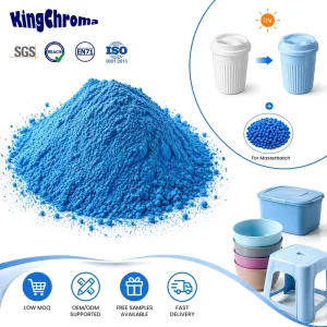 Sunlight Reactive Powder Photochromic Pigment for Plastic UV Resistance Eco-friendly RoHS Compliant