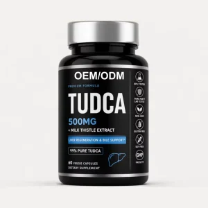 TUDCA Milk Thistle Vegan Capsules 500mg for Women’s Hair Skin & Nails Health 60 Count 2 Year Shelf Life