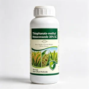 Thiophanate-methyl Hexaconazole 30% SC Systemic Compound Fungicide Rice Banded Sclerotial Blight Wheat Disease Control