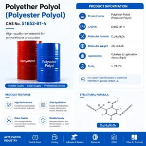 Top Quality Polyurethane PMDI PU-6100 CAS 51852-81-4 Low Odor Polymer For Construction Adhesive & Coating