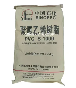 Virgin Chemical Ethylene-Based PVC Resin S-700 S-1000 S-1300 in Powder Form for Pipes Doors Windows