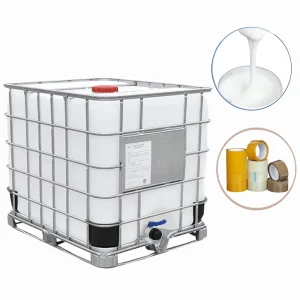 Water Based Acrylic Polymers White Emulsion For BOPP Film Adhesive Glue Acrylic Polymer Emulsion