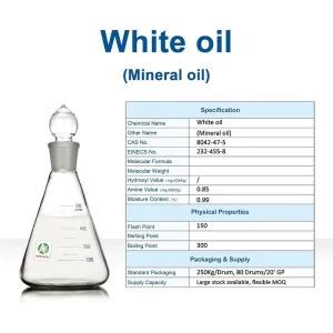 White Oil CAS 8042 47 5 Industrial Solvent Organic Intermediate High Purity